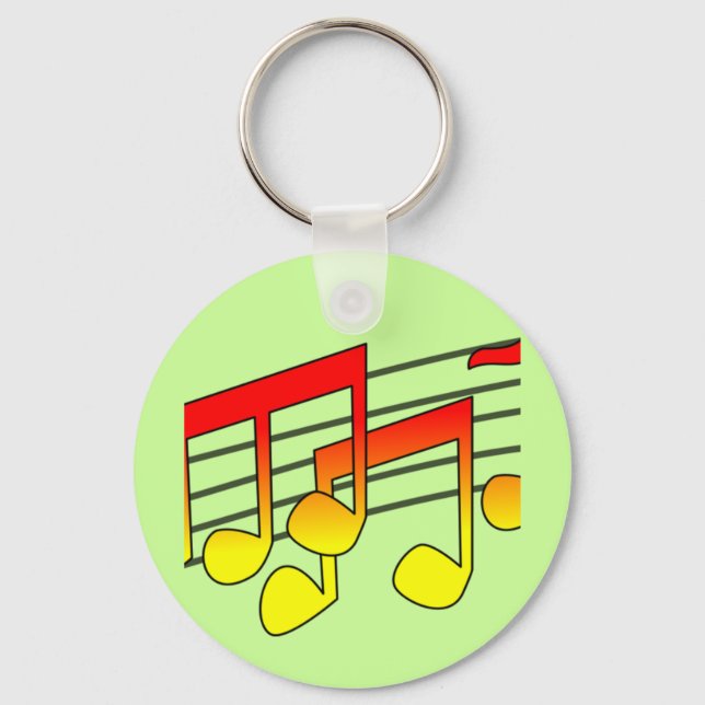 Chaveiro Notas de Música (Frente)