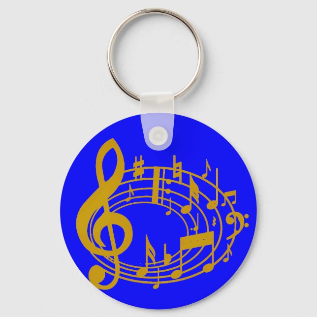 Chaveiro Notas Douradas_ (Frente)