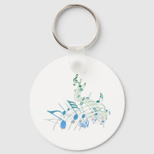 Chaveiro Notas musicais