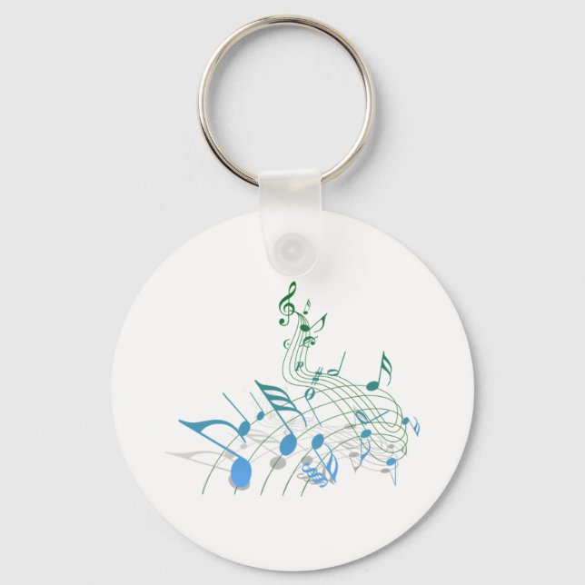 Chaveiro Notas Musicais (Frente)