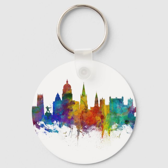 Chaveiro Nottingham England Skyline (Frente)
