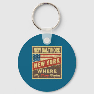 Chaveiro Nova Baltimore Ny É Onde Minha História Começa _1