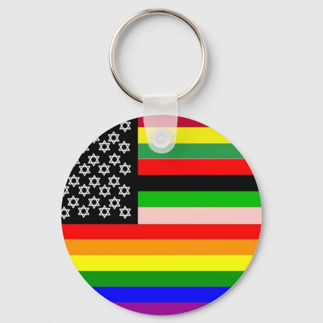 Chaveiro Nova bandeira Americana (Frente)