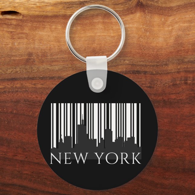 Chaveiro Nova Iorque Retro Skyline Graphic - Urban Street (Frente)