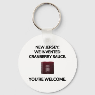Chaveiro Nova Jersey: Inventamos molho de amora.