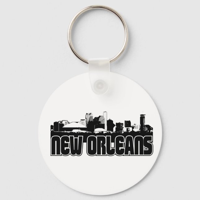 Chaveiro Nova Orleans Skyline (Frente)