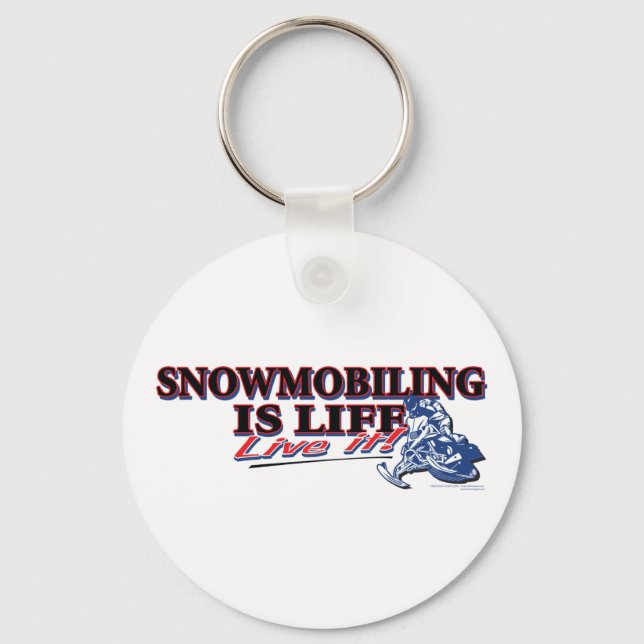 CHAVEIRO NOVA SNOWMOBILING-IS-LIFE (Frente)