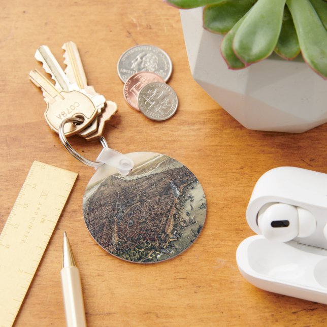 Chaveiro Nova York Antiga, Manhattan, Ponte de Brooklyn (Mesa)