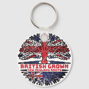 Chaveiro Nova Zelândia Uk Reino Unido British Tree Roots