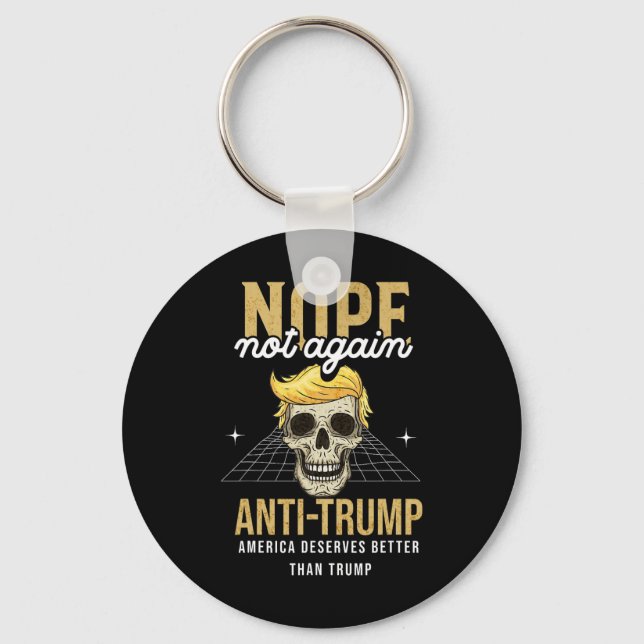 Chaveiro Novamente Anti-Trump 2024 (Frente)