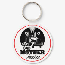 Novelty Má Mãe Trucker Keyring
