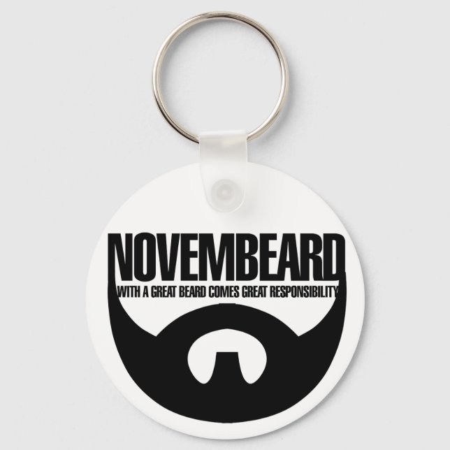 Chaveiro Novembeard para barbas (Frente)