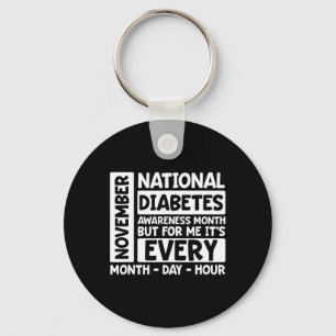Chaveiro Novembro mês de diabetes nacional