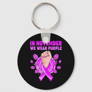 Chaveiro Novembro Usamos Roxo Conscientização Alzheimerheim