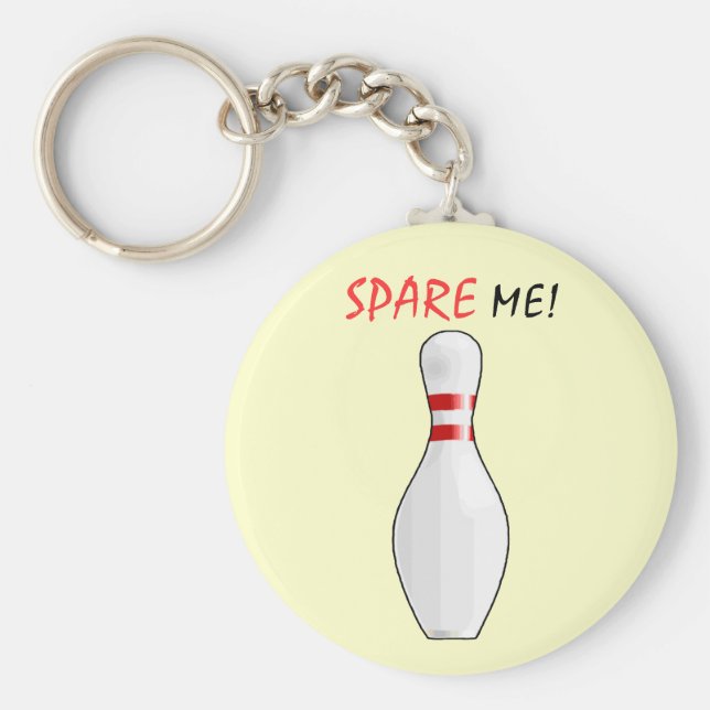 Chaveiro Novidade da equipe da Boliche engraçada ou surra (Frente)