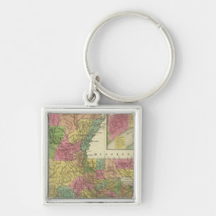 Chaveiro Novo Mapa Da Louisiana 2