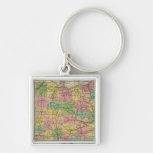 Chaveiro Novo Mapa De Ohio 2