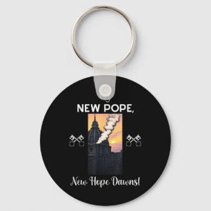 Chaveiro Novo Papa Design _ Fé Cristã Vaticano Católica