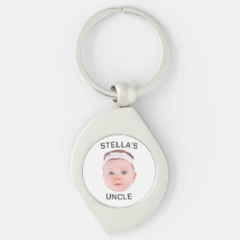 Chaveiro Novo Tio Presente, Personalizado Presente Fotográf