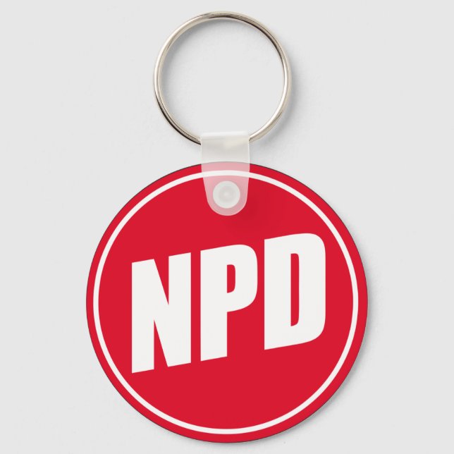Chaveiro NPD:Alemanhas de Partei Nacional-Demokratische (Frente)