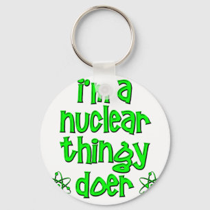 Chaveiro nuclear engraçado