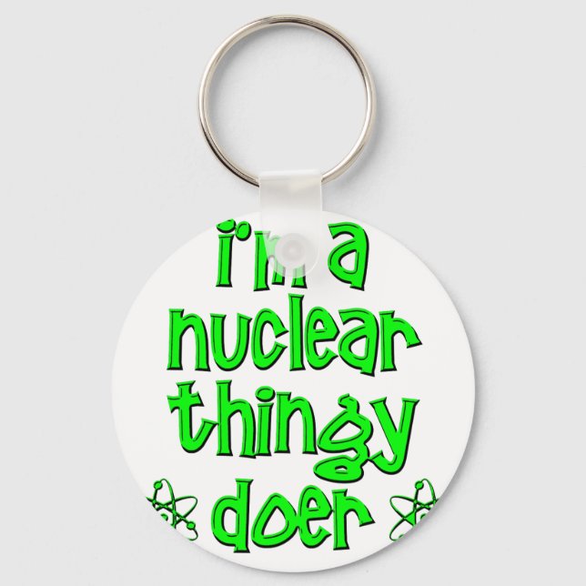Chaveiro nuclear engraçado (Frente)