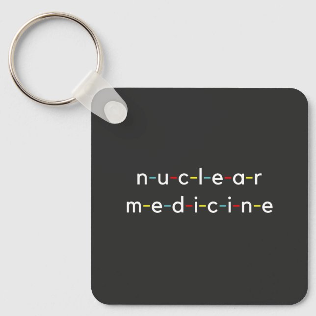 Chaveiro Nucleologia de Medicina Nuclear Radiologia Engraça (Frente)