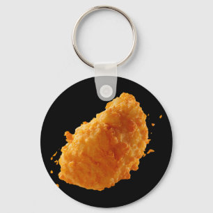 Chaveiro Nugget de Frango Crocante Comida Divertida Tenders