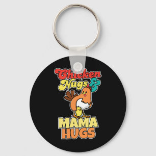 Chaveiro Nuggets de Frango e Abraços da Mamãe Dia das Mães