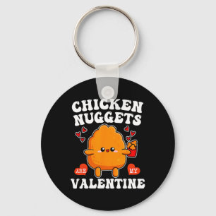 Chaveiro Nuggets de Frango São Meu Namorado Valentão Comida