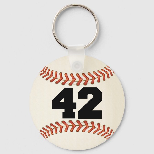 Chaveiro Number 42 Baseball (Frente)