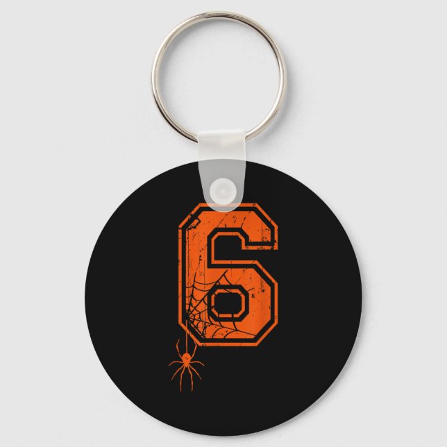 Chaveiro Number 6 67 Meme Halloween Sder Costume Matching G (Frente)