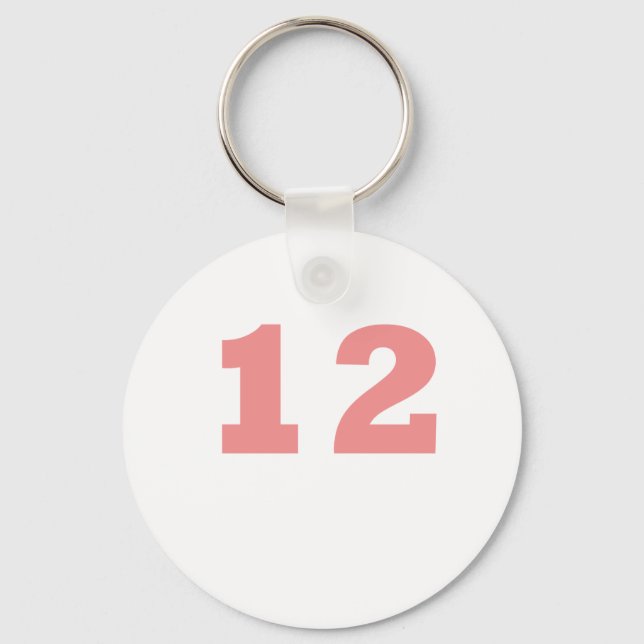 Chaveiro Número 12! (Frente)