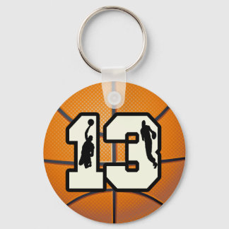 Chaveiro Número 13 - Basquete e Jogadores