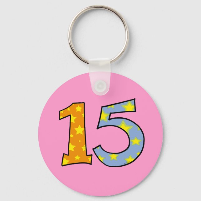 Chaveiro Número 15 (Frente)