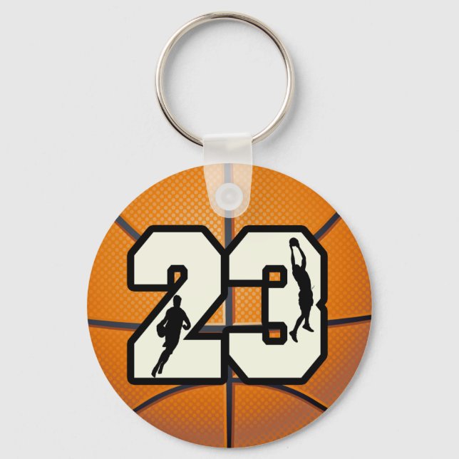 Chaveiro Número 23 de basquete (Frente)