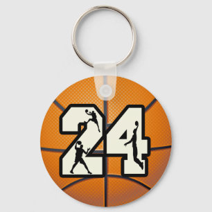 Chaveiro Número 24 de basquete