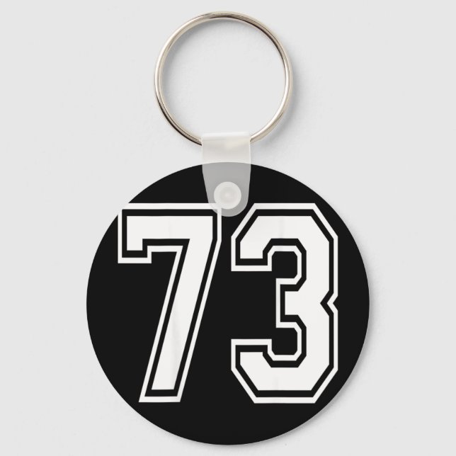 Chaveiro Número 73 (Frente)