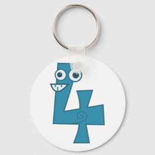 Chaveiro Número animal 4