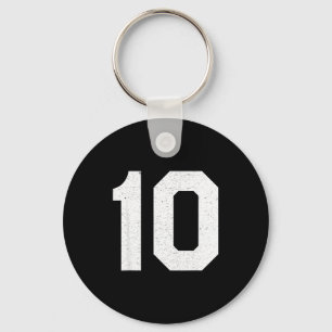 Chaveiro Número da camisa #10 10º aniversário 