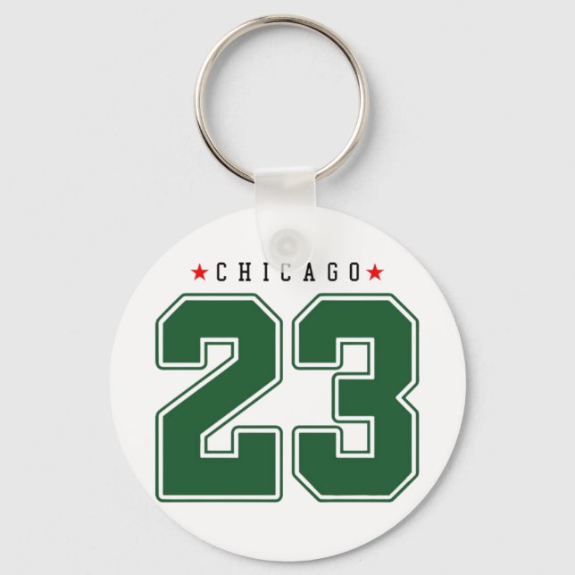 Chaveiro Número da Varsity de Chicago 23 (Frente)