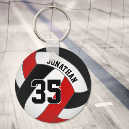 Chaveiro número de jersey personalizado do jogador de vôlei