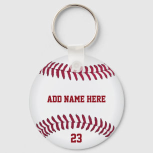 Chaveiro Número de Nome do Baseball Personalizado