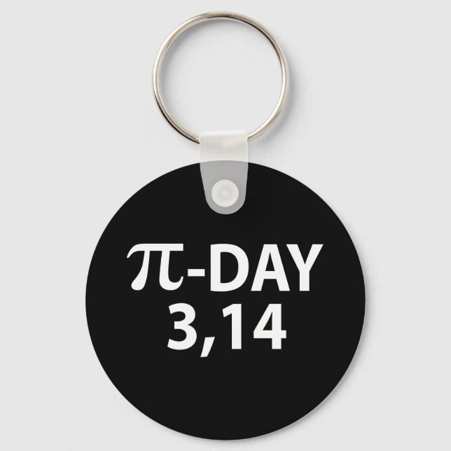 Chaveiro Número de pi como pi dia (Frente)