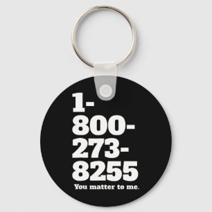 Chaveiro Número Hotline Suicida Sensibilização Para A Saúde