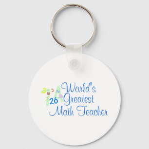 Chaveiro Números do professor de matemática dos mundos os
