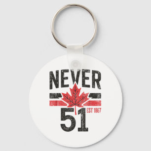 Chaveiro Nunca 51 Canadá Não É Para Venda. 1867 Ortodia