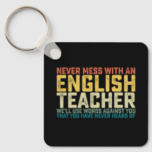 Chaveiro Nunca Brinque Com Um Professor De Inglês Nós Usare