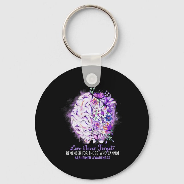 Chaveiro Nunca Esquece Alzheimerheimer Conscientização Cére (Frente)