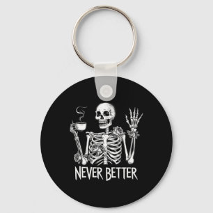 Chaveiro Nunca Melhor Bebendo Skeletrificação Café Co